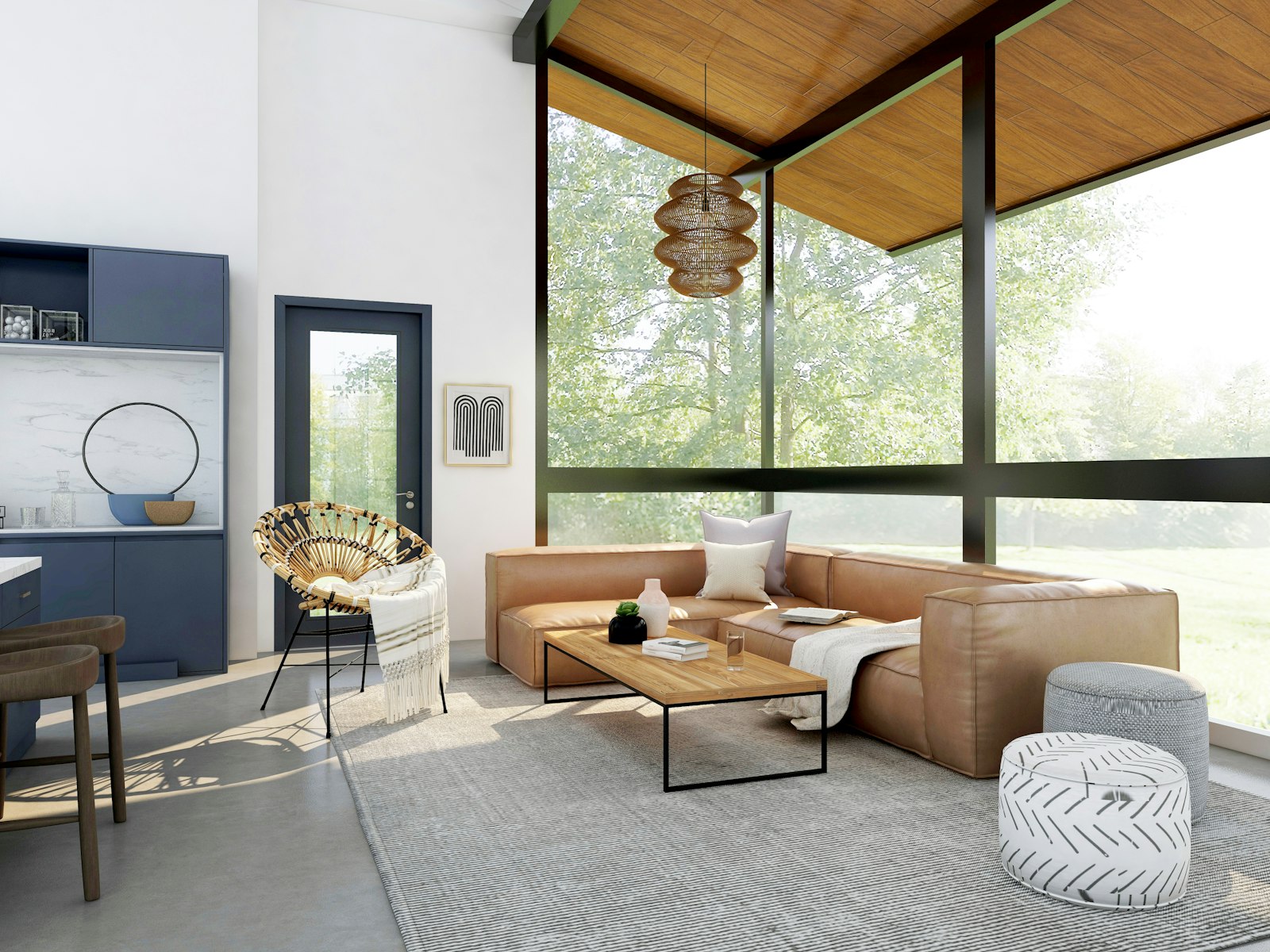 Sunlit Family Kitchen